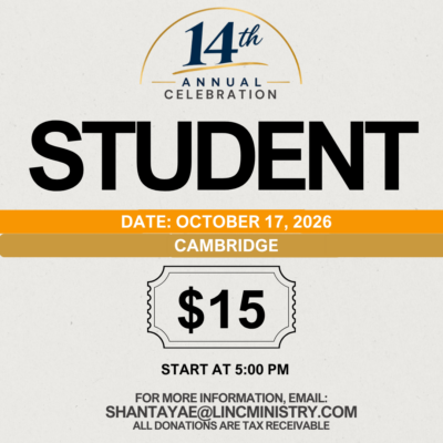 Cambridge- 14th Annual Fundraising Dinner- Student - October 17, 2026
