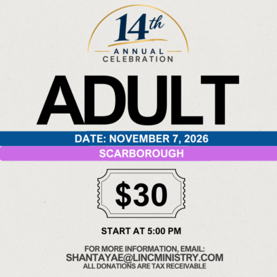 Scarborough - 14th Annual Fundraising Dinner - Single Adult Ticket - November 7, 2026