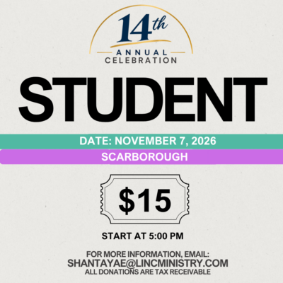 Scarborough - 14th Annual Fundraising Dinner - Student - November 7, 2026